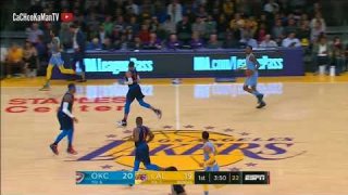 January 3, 2018 - Thunder vs. Lakers - 1st Half Team Highlights
