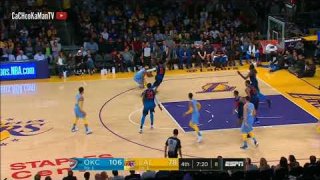 January 3, 2018 - Thunder vs. Lakers - 2nd Half Team Highlights