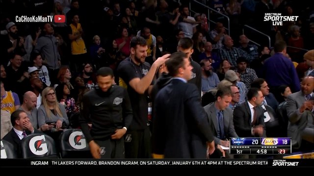 January 5, 2018 - Hornets vs. Lakers - 1st Quarter Team Highlights