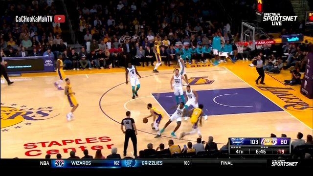 January 5, 2018 - Hornets vs. Lakers - 4th Quarter Team Highlights