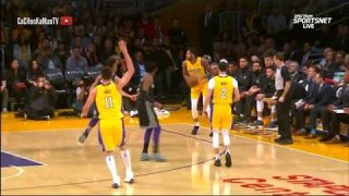 January 9, 2018 - Kings vs. Lakers - 1st Quarter Team Highlights