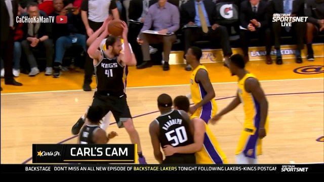 January 9, 2018 - Kings vs. Lakers - 2nd Quarter Team Highlights