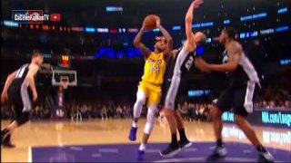 January 11, 2018 - Spurs vs. Lakers - 1st Quarter Team Highlights