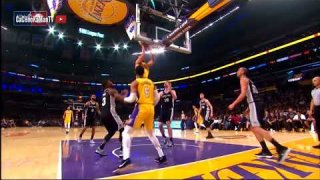 January 11, 2018 - Spurs vs. Lakers - 1st Half Team Highlights