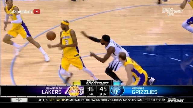 January 15, 2018 - Lakers vs. Grizzlies - 1st Half Team Highlights