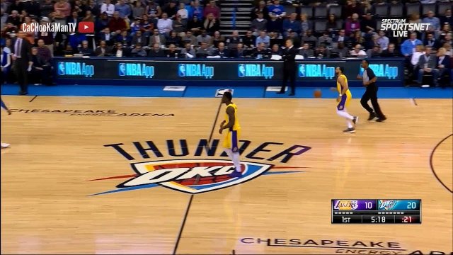 January 17, 2018 - Lakers vs. Thunder - 1st Quarter Team Highlights