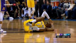 January 17, 2018 - Lakers vs. Thunder - 2nd Quarter Team Highlights