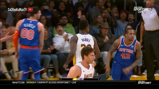 January 21, 2018 - Knicks vs. Lakers - 1st Quarter Team Highlights