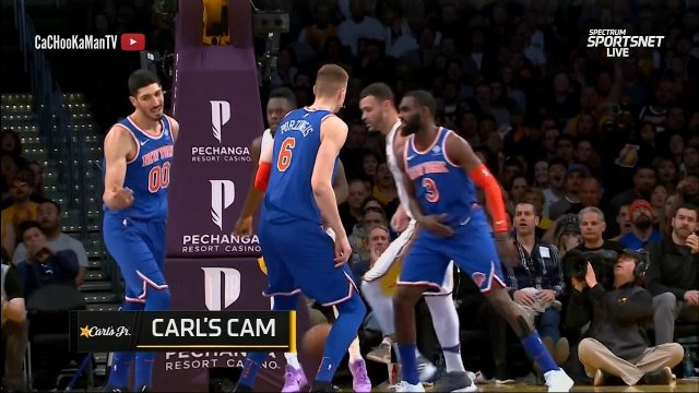 January 21, 2018 - Knicks vs. Lakers - 3rd Quarter Team Highlights