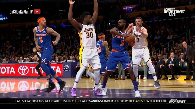 January 21, 2018 - Knicks vs. Lakers - 2nd Half Team Highlights