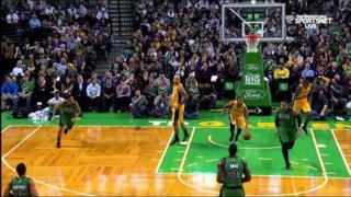 December 5, 2014 - Lakers vs. Celtics - Nick Young And 1 Layup