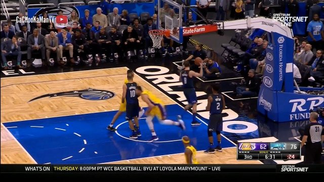 January 31, 2018 - Lakers vs. Magic - 3rd Quarter Team Highlights