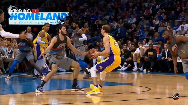 February 4, 2018 - Lakers vs. Thunder - 1st Half Team Highlights