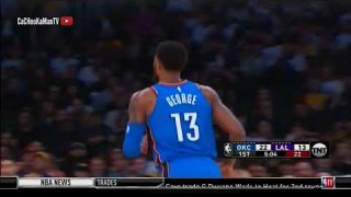 February 8, 2018 - Thunder vs. Lakers - 1st Quarter Team Highlights