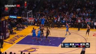 February 8, 2018 - Thunder vs. Lakers - 2nd Quarter Team Highlights
