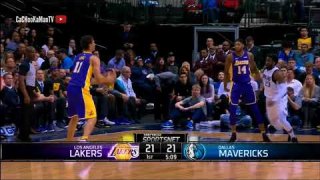 February 10, 2018 - Lakers vs. Mavericks - 1st Quarter Team Highlights