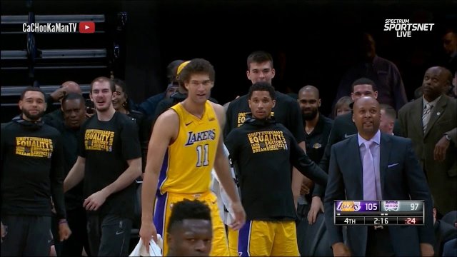 February 24, 2018 - Lakers vs. Kings - 4th Quarter Team Highlights