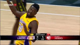 February 26, 2018 - Lakers vs. Hawks - 1st Quarter Team Highlights
