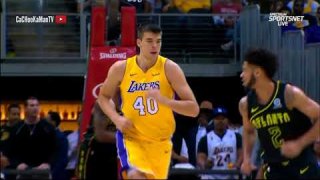 February 26, 2018 - Lakers vs. Hawks - 1st Half Team Highlights