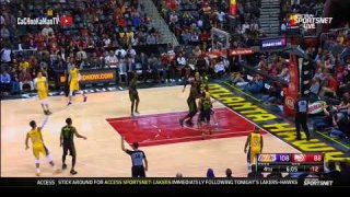 February 26, 2018 - Lakers vs. Hawks - 4th Quarter Team Highlights