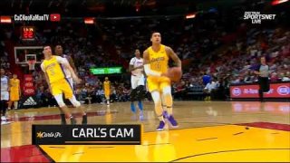 March 1, 2018 - Lakers vs. Heat - 1st Half Team Highlights