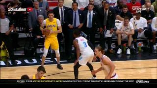 March 1, 2018 - Lakers vs. Heat - 4th Quarter Team Highlights