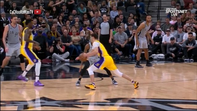March 3, 2018 - Lakers vs. Spurs - 4th Quarter Team Highlights