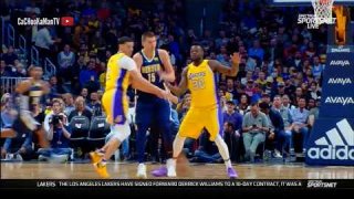 March 9, 2018 - Lakers vs. Nuggets - 1st Quarter Team Highlights
