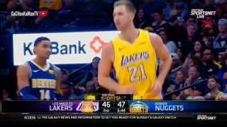 March 9, 2018 - Lakers vs. Nuggets - 2nd Quarter Team Highlights