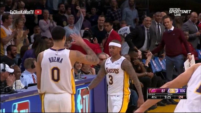 March 11, 2018 - Cavaliers vs. Lakers - 4th Quarter Team Highlights