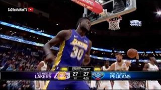 March 22, 2018 - Lakers vs. Pelicans - 1st Quarter Team Highlights