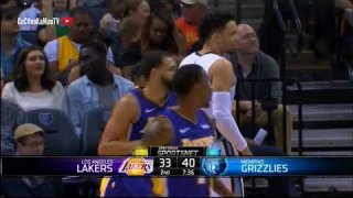 March 24, 2018 - Lakers vs. Grizzlies - 2nd Quarter Team Highlights