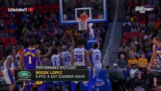 March 26, 2018 - Lakers vs. Pistons - 3rd Quarter Team Highlights
