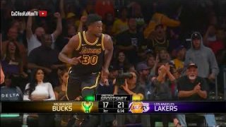 March 30, 2018 - Bucks vs. Lakers - 1st Quarter Team Highlights