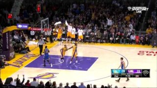 December 23, 2014 - Warriors vs. Lakers - Jordan Clarkson Fastbreak Dunk