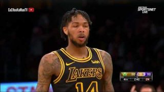 March 30, 2018 - Bucks vs. Lakers - Brandon Ingram 4 Point Play