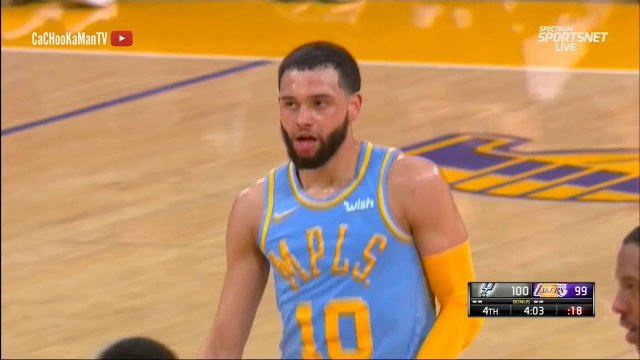 April 4, 2018 - Spurs vs. Lakers - 4th Quarter Team Highlights