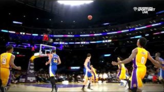 December 23, 2014 - Warriors vs. Lakers - Nick Young Alleyoop To Wesley Johnson