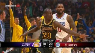 April 11, 2018 - Lakers vs. Clippers - 1st Quarter Team Highlights