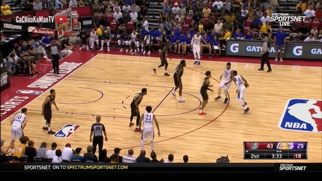July 17, 2018 - Trail Blazers vs. Lakers - 2nd Quarter Team Highlights