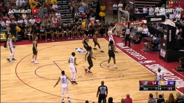 July 17, 2018 - Trail Blazers vs. Lakers - 3rd Quarter Team Highlights