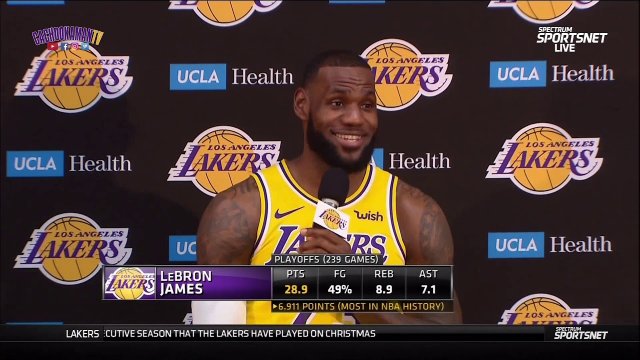 September 24, 2018 - 2018 Lakers Media Day - LeBron James Press Conference