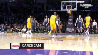 January 2, 2015 - Grizzlies vs. Lakers - Kobe Bryant Bullet Pass To Wesley Johnson