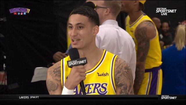 September 24, 2018 - 2018 Lakers Media Day - Kyle Kuzma Interview