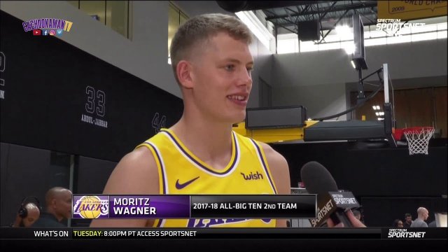 September 24, 2018 - 2018 Lakers Media Day - Moe Wagner Interview