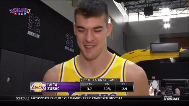 September 24, 2018 - 2018 Lakers Media Day - Ivica Zubac Interview