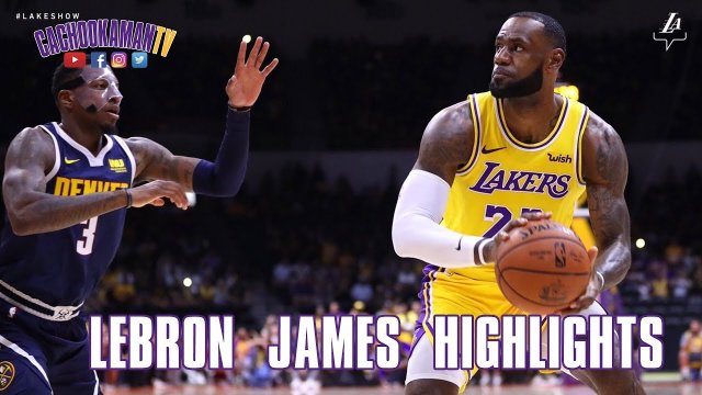 LeBron James Highlights - Nuggets vs. Lakers - September 30, 2018