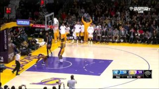 January 2, 2015 - Grizzlies vs. Lakers - Ronnie Price Steal And Dunk