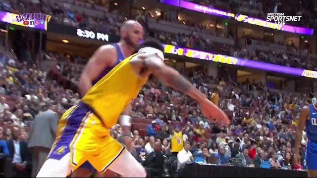 JaVale McGee Driving Dunk - October 6, 2018 - Clippers vs. Lakers