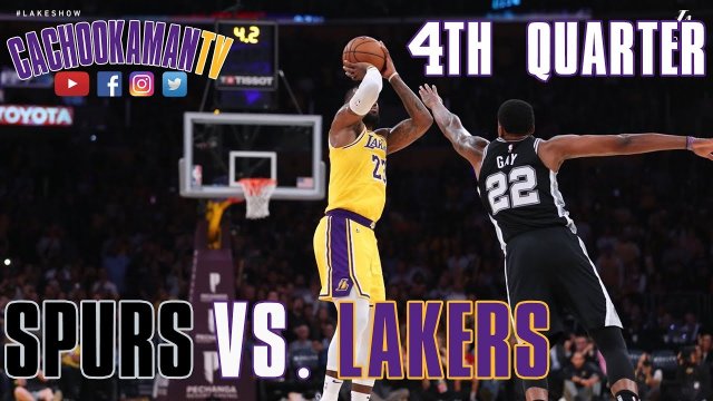 4th Quarter Team Highlights - Spurs vs. Lakers - October 22, 2018